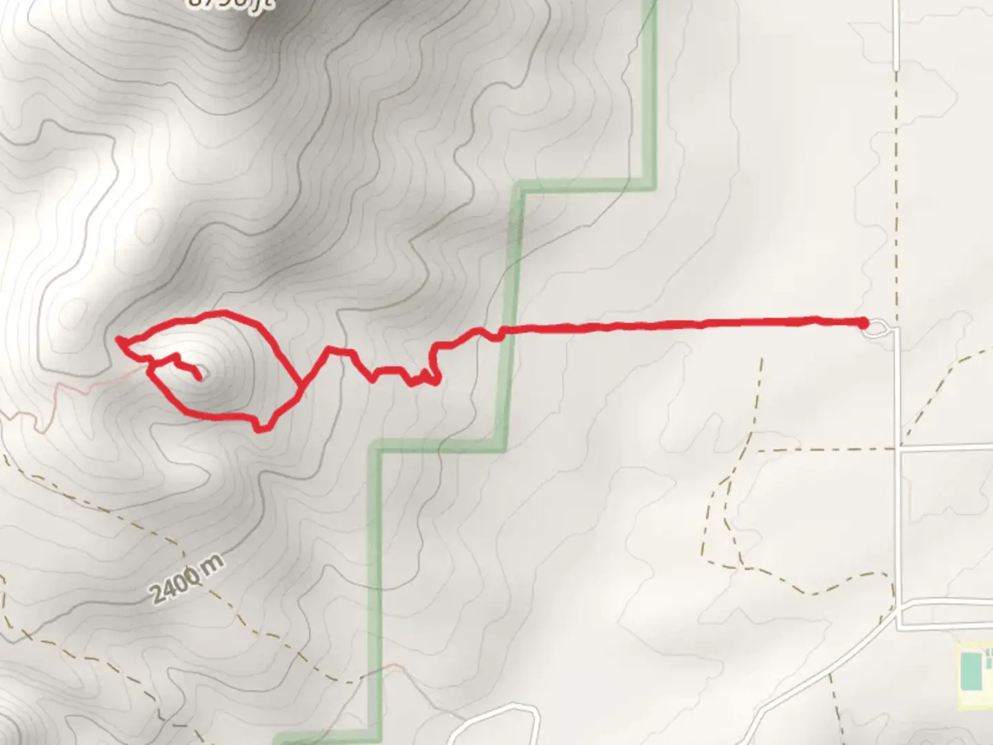 An image depicting the trail Guadalupe Mountain North and its surrounding area.