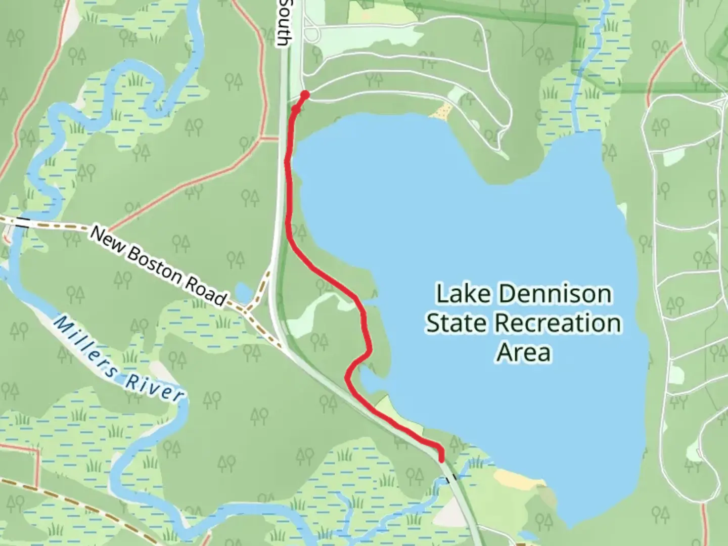 An image depicting the trail Diagle Trail and its surrounding area.