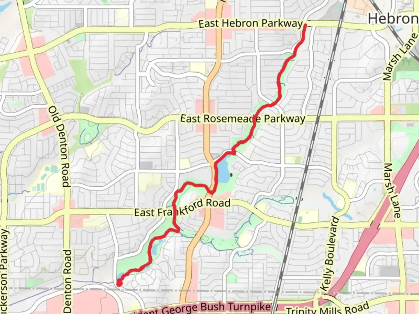 An image depicting the trail Furneaux Creek Blue Trail and its surrounding area.