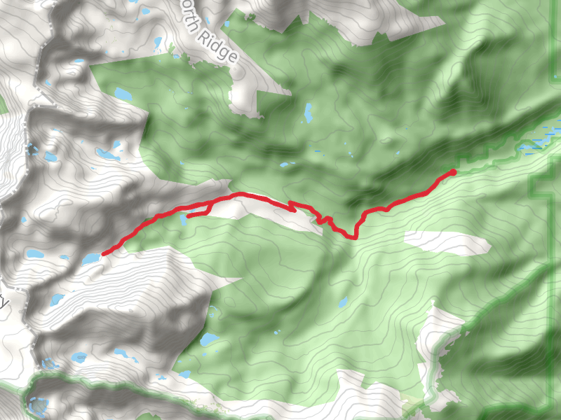 Ouzel Lake and Bluebird Lake