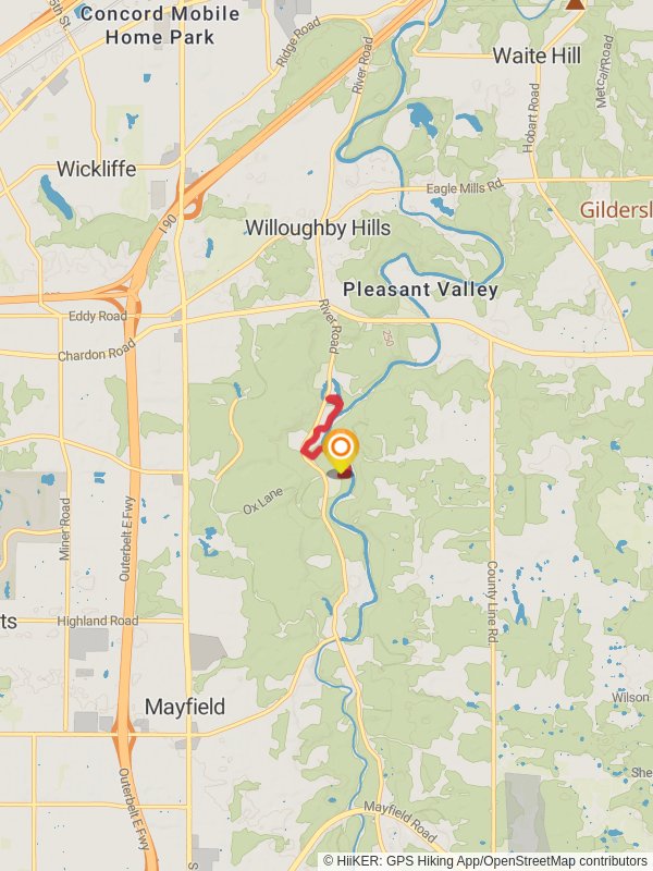 Chagrin River Trail and Lily Lagoon Loop