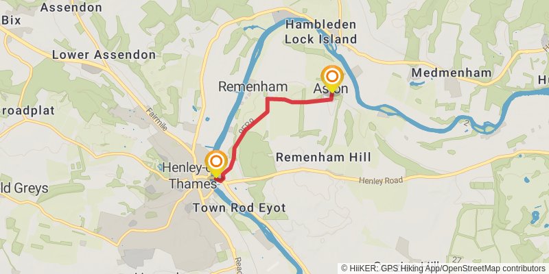 Thames Path alt 1 Map