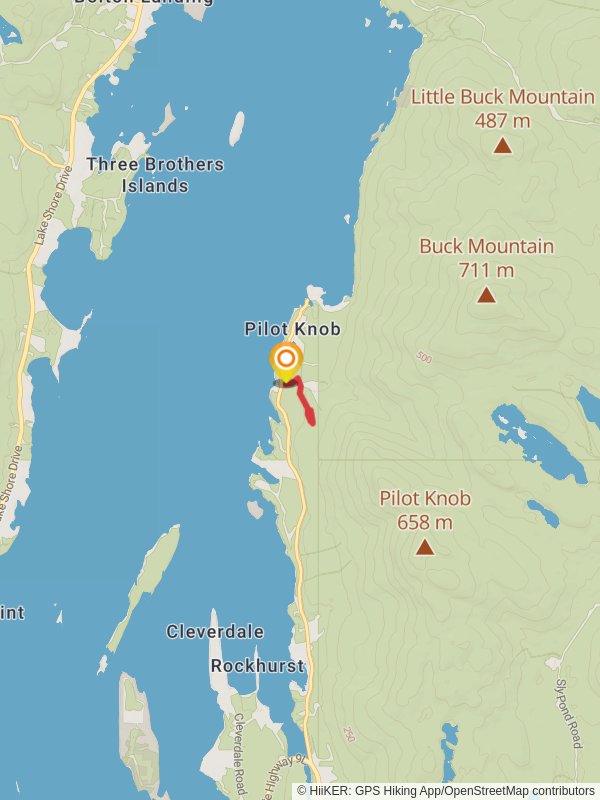 Stewart's Ledge Loop Trail mobile static map