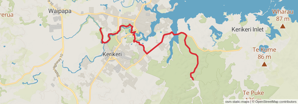 Te Araroa Trail stage 12 Map
