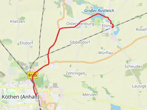 Kothen to Elsnigh Walk via Kleiner Rustteich