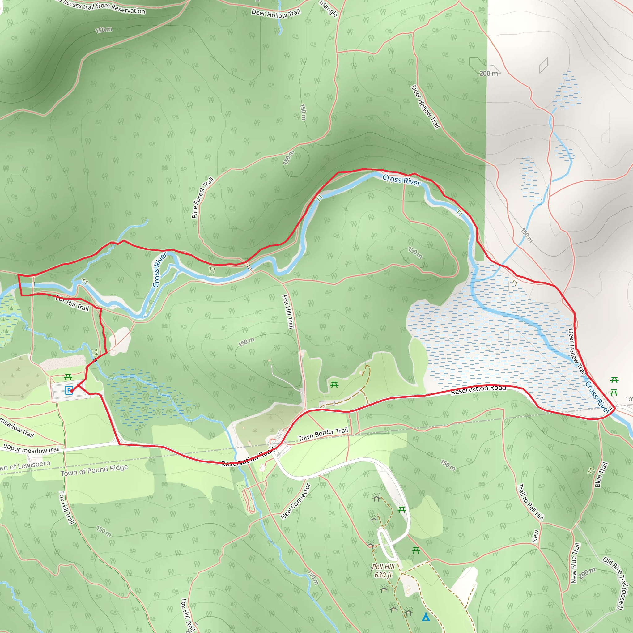 Cross River Loop mobile static map