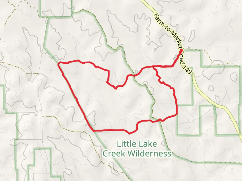 Lone Star Hiking and North Wilderness Loop Trail
