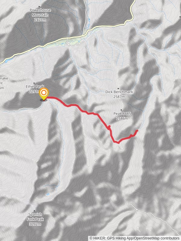 Left Fork Maple Canyon Trail