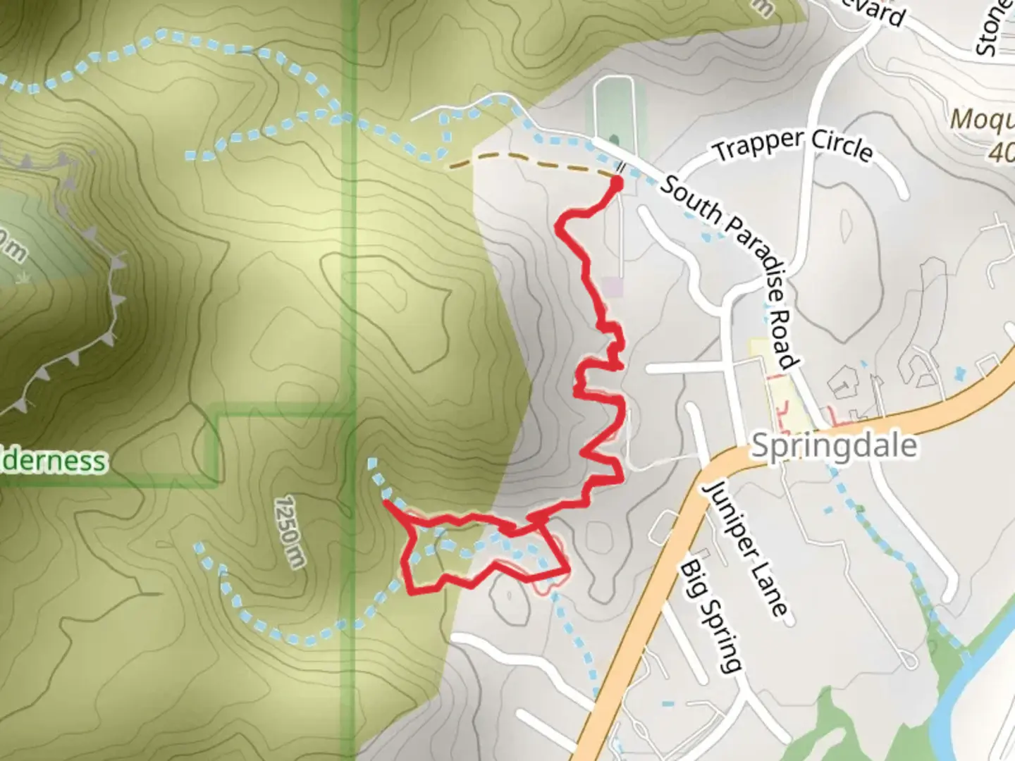 An image depicting the trail Town Trail and its surrounding area.
