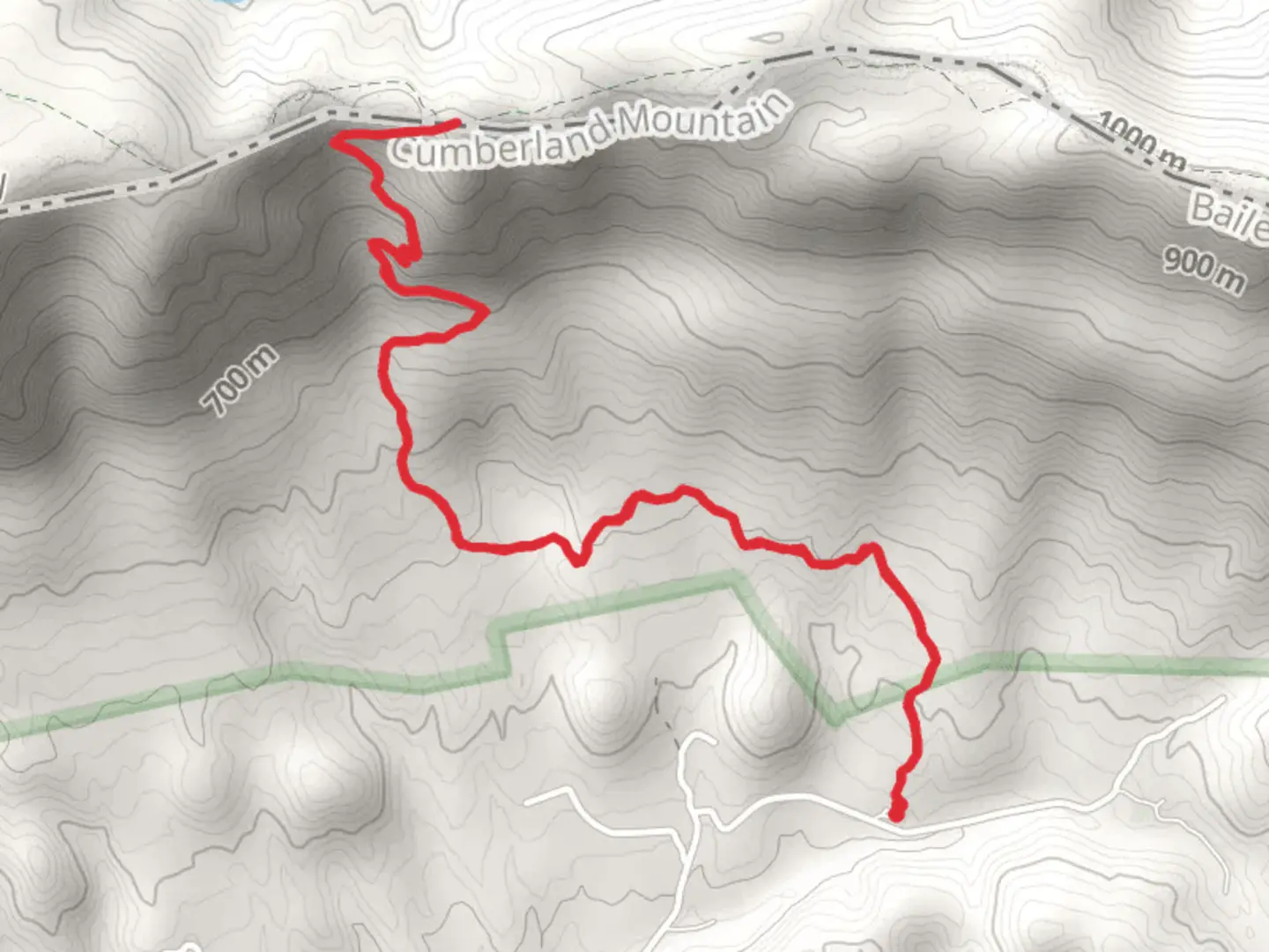 An image depicting the trail Hensley Settlement Trail and its surrounding area.