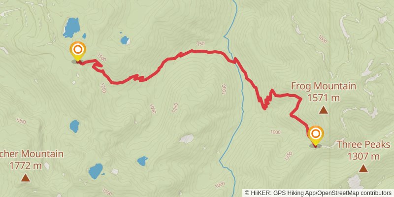 Clearwater Trail stage 2 Map