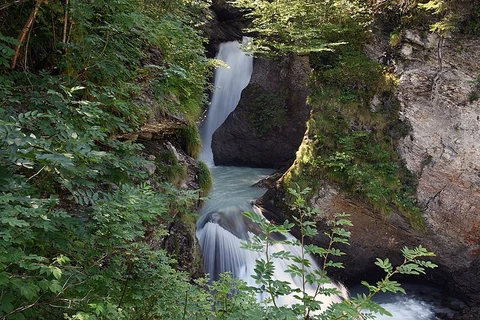 An image depicting the trail Chaltenbrunnen-Hochmoorweg and its surrounding area.