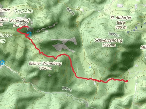 Brünnstein Peak Walk via Kreit