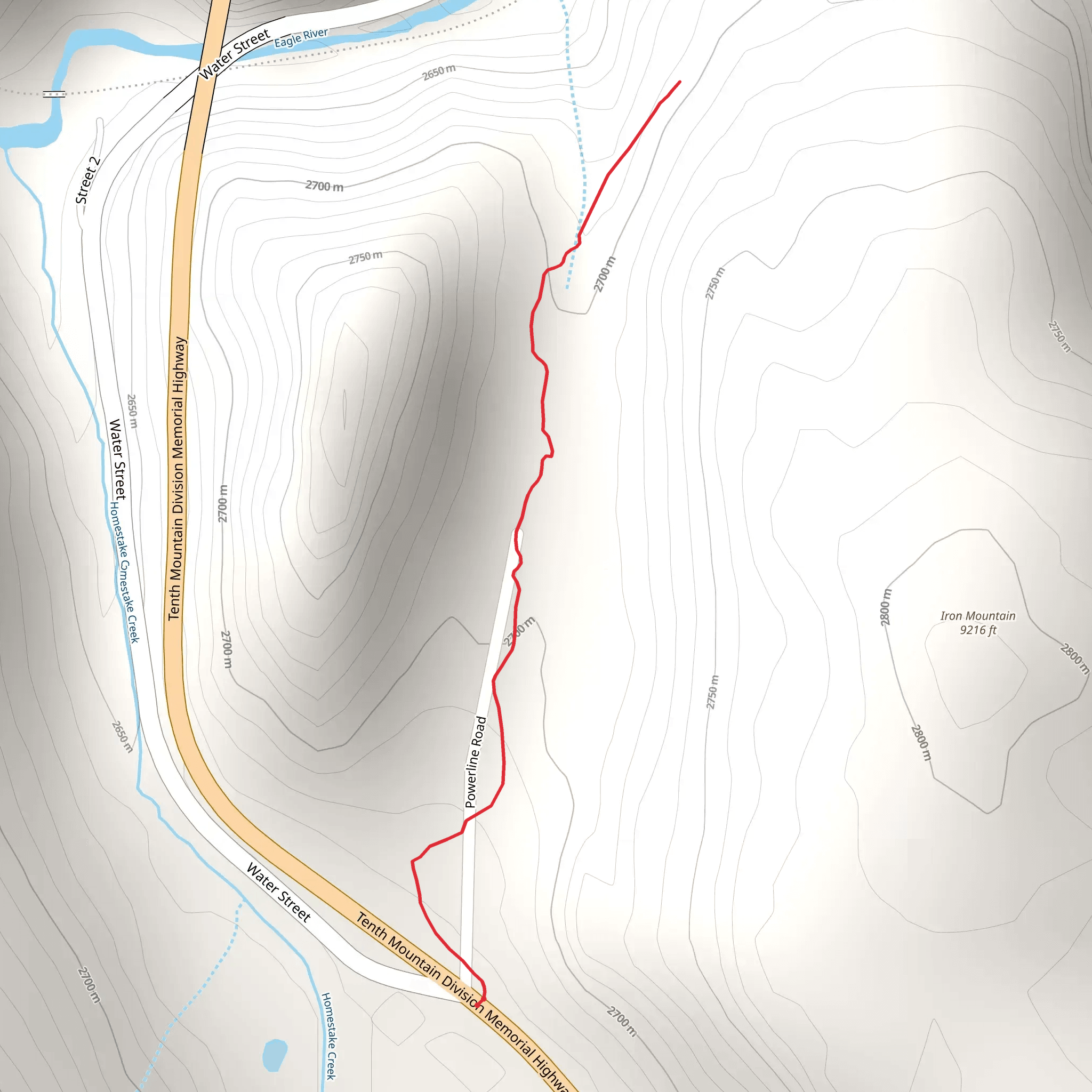 Kletter Garden Trail mobile static map