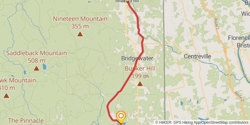 International Appalachian Trail - Maine stage 9 Map