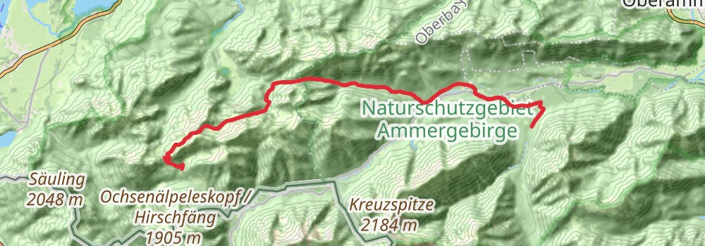 Via Alpina - Purple Trail stage 58 Map