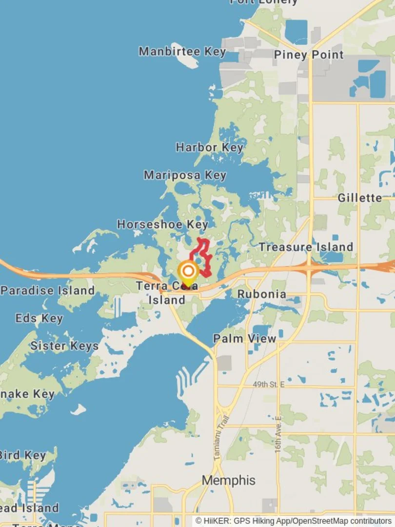 An image depicting the trail Hightower Road Loop - North and its surrounding area.