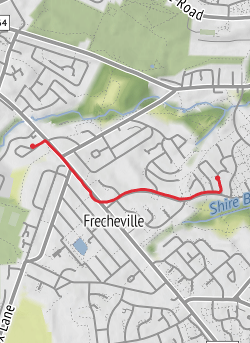 Sheffield Walking mobile static map