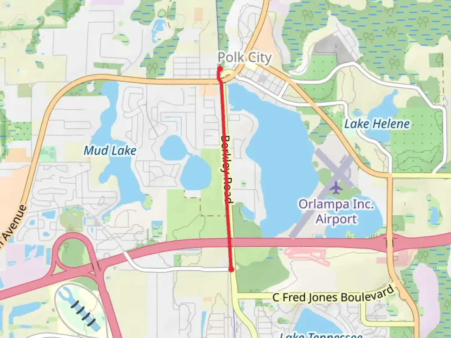 An image depicting the trail Van Fleet Trail Extension and its surrounding area.