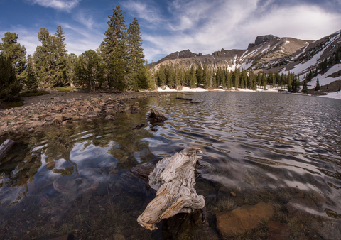 An image depicting the trail Wheeler Peak Trail via Stella Lake Trail and its surrounding area.