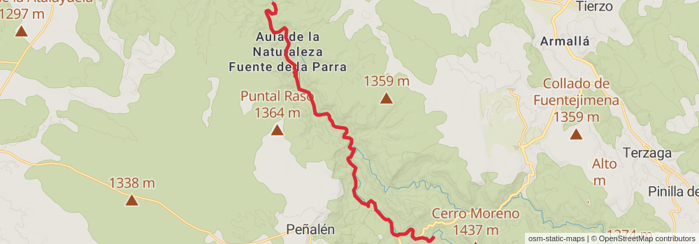 GR 113 Camino Natural del Tajo stage 7 Map