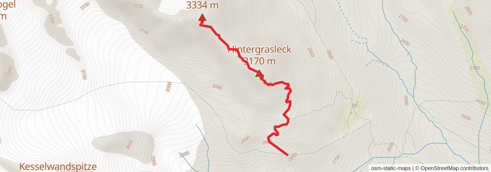 Ötztal Trek spur 2 Map
