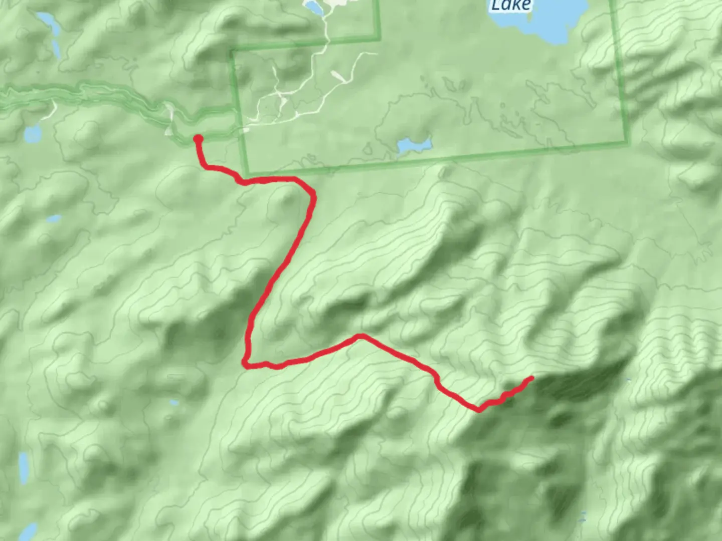 An image depicting the trail Seward Mountain via Calkins Brook Trail and its surrounding area.