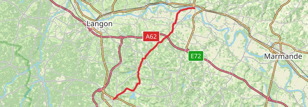 Camino Perl-Saint Jean Pied de Port via Vézelay stage 57 Map