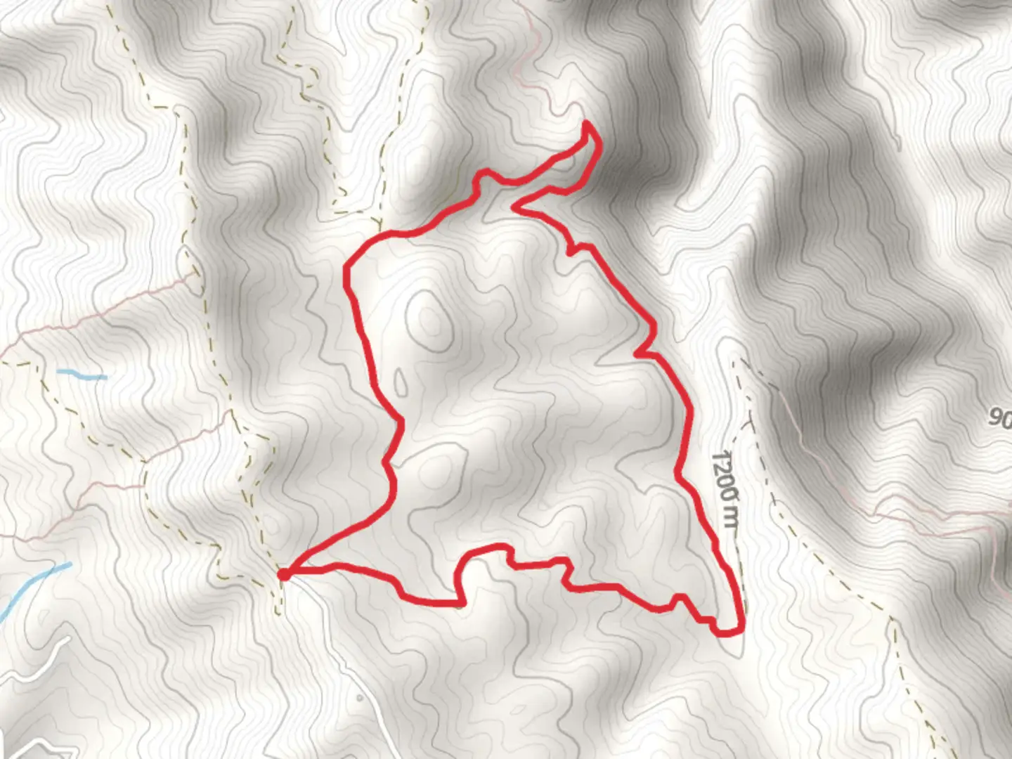 An image depicting the trail Windlass Ridge Trail and Owl Creek Loop and its surrounding area.