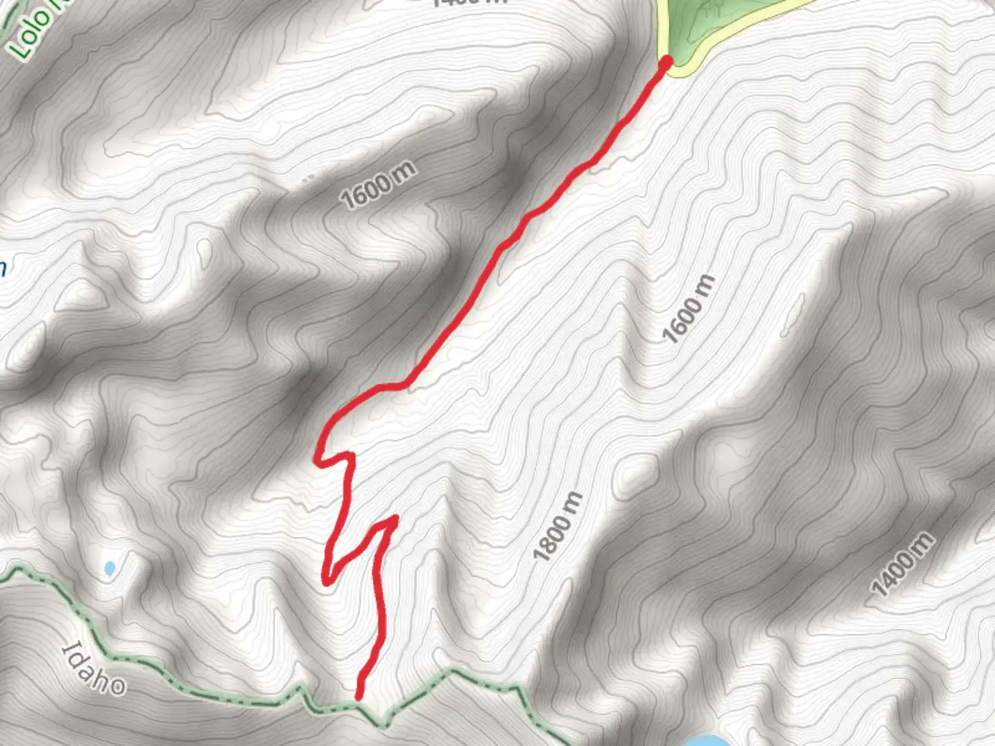 An image depicting the trail Glidden Creek Trail and its surrounding area.