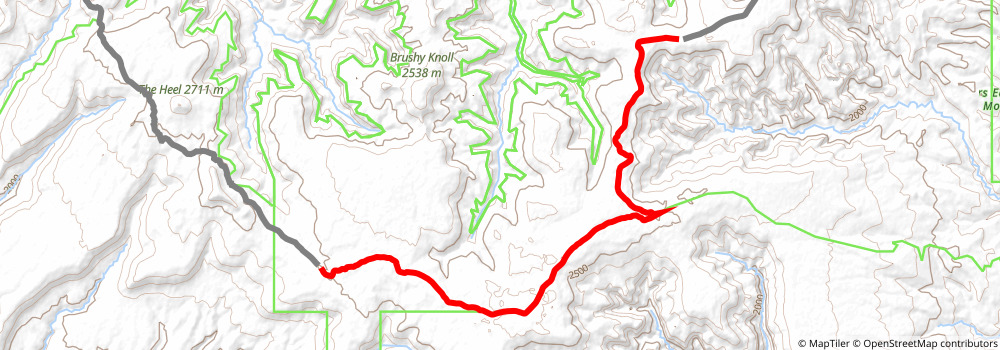 American Discovery Trail South Route stage 300 Map