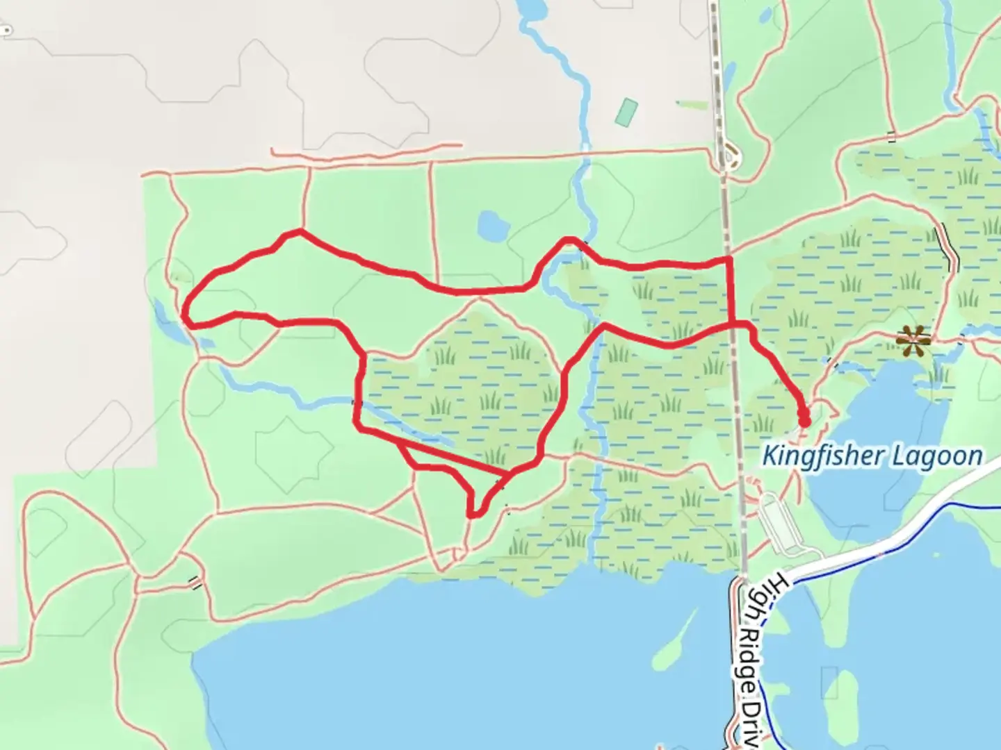 An image depicting the trail Aspen Loop Trail and its surrounding area.