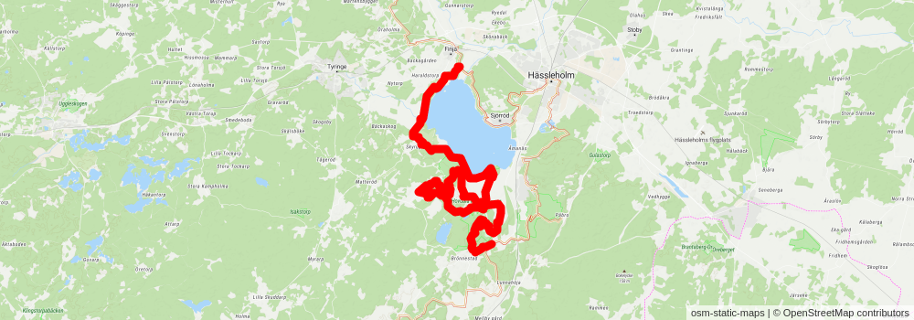 Skåneleden 2 alt 1 Map