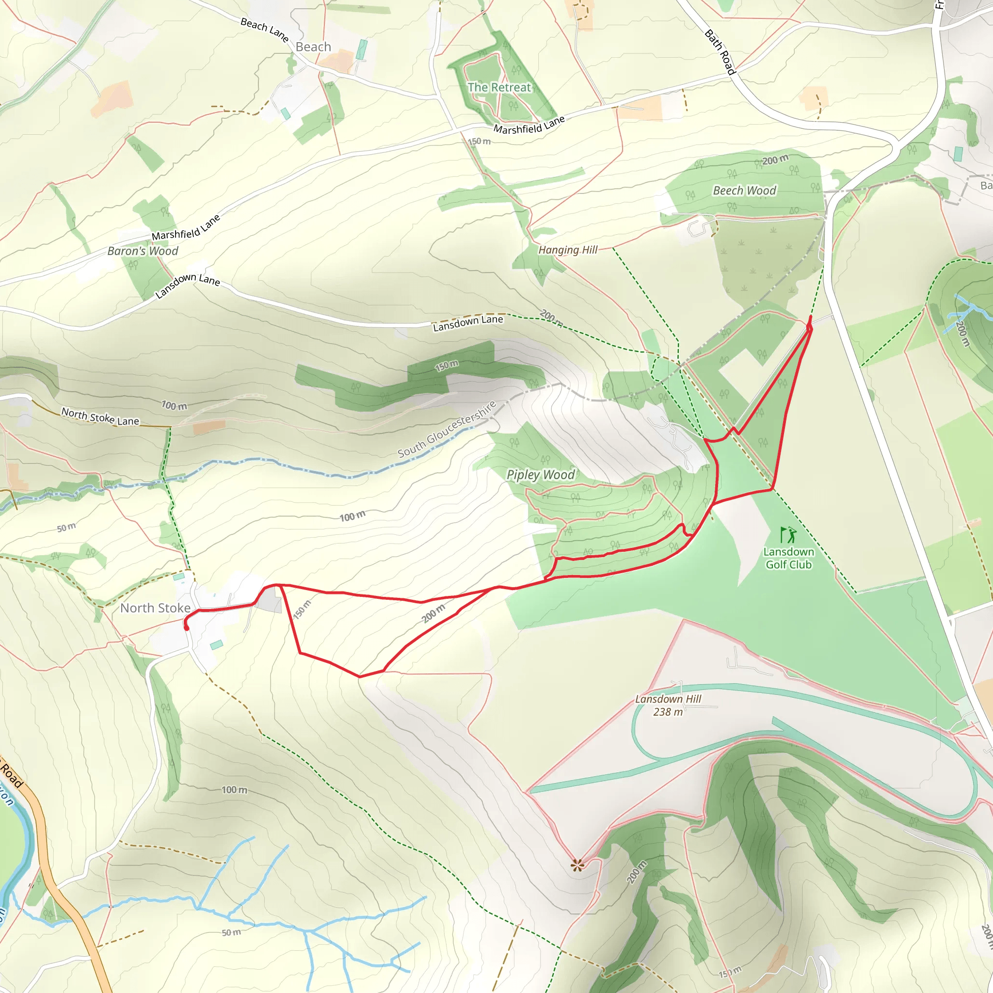 North Stoke and Pipley Wood mobile static map