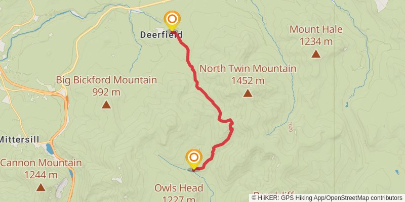 Twin Brook Trail via Gale River Trail stage 2 Map