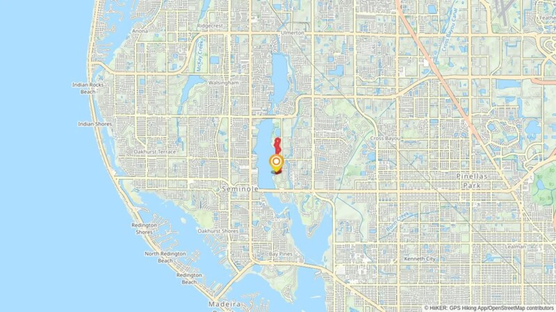 An image depicting the trail Lake Seminole Park Loop and its surrounding area.