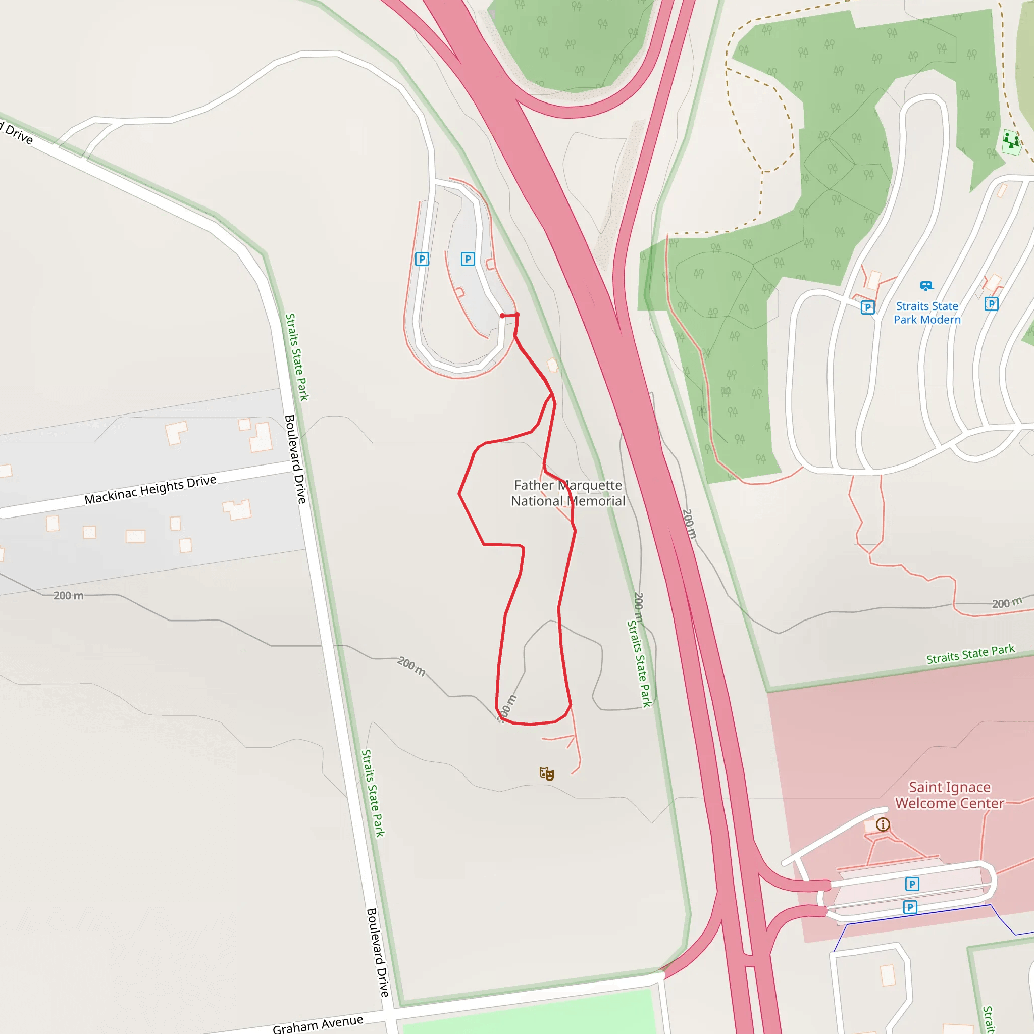 Boulevard Drive Loop mobile static map