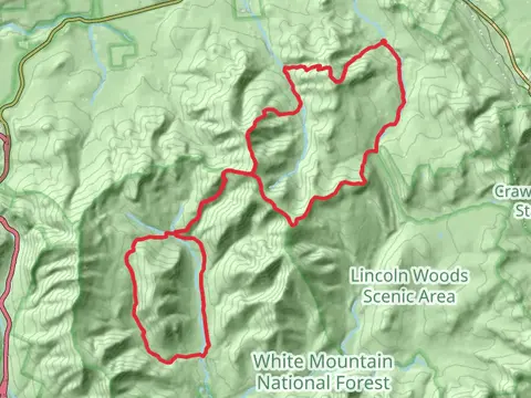 Mount Hale and Owl's Head Loop via Lincoln Brook and Twinway
