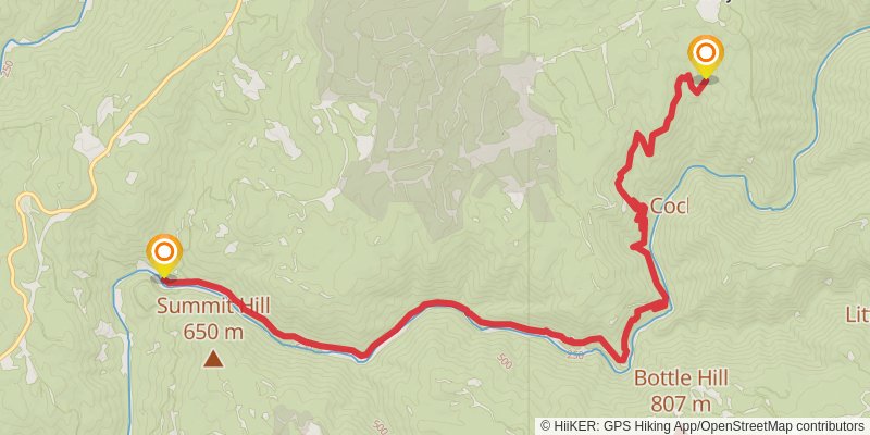 American Discovery Trail North Route stage 368 Map
