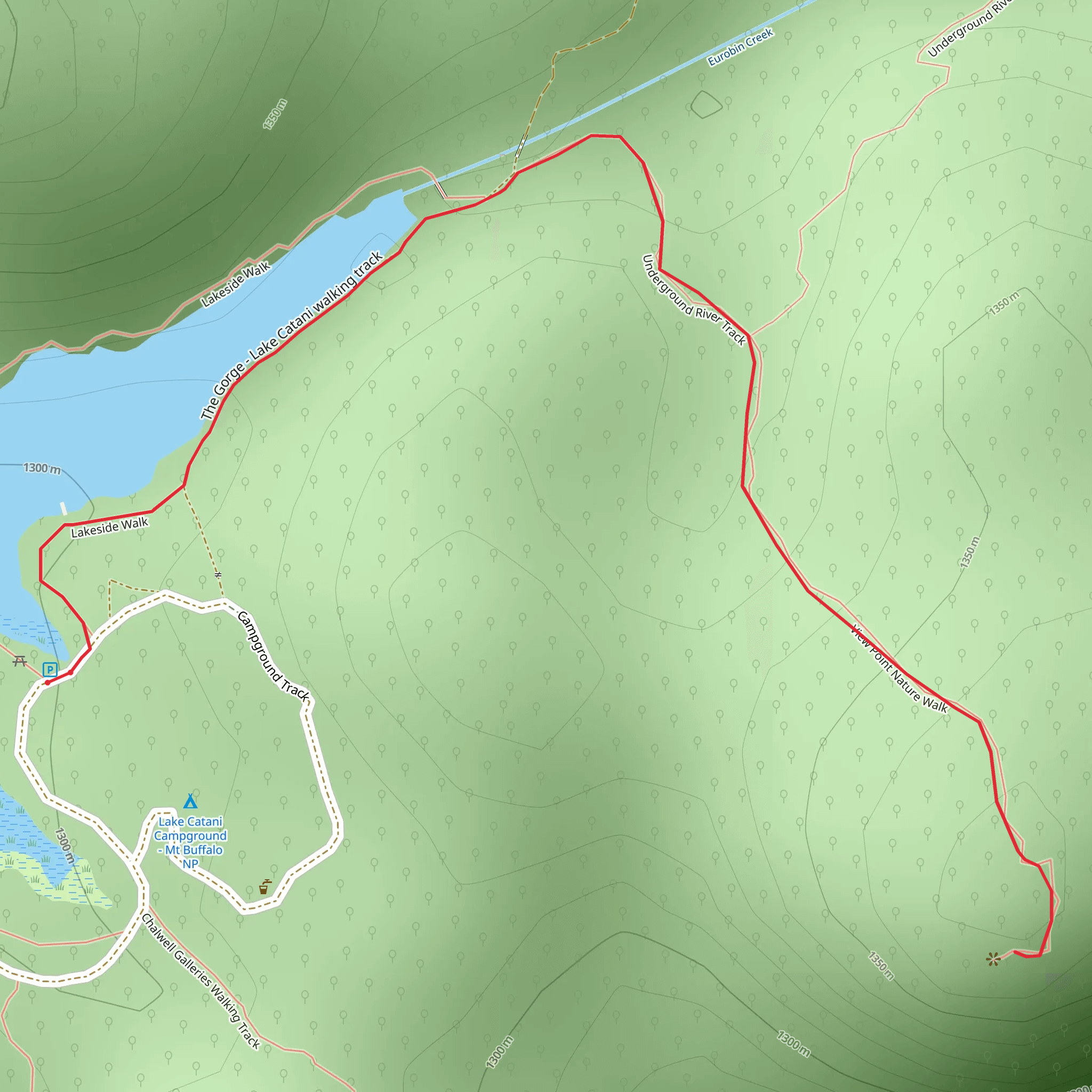 View Point Nature Trail mobile static map