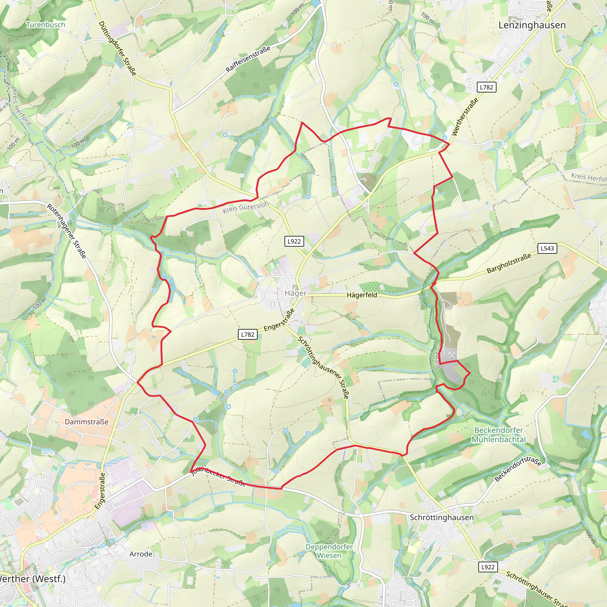 Haeger Loop mobile static map