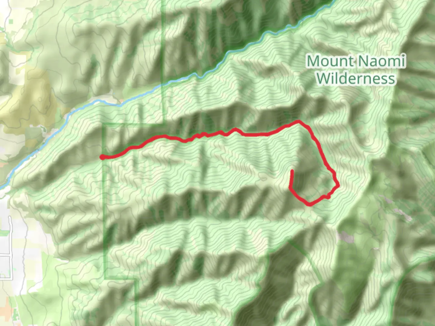 An image depicting the trail Birch Canyon Trail and its surrounding area.