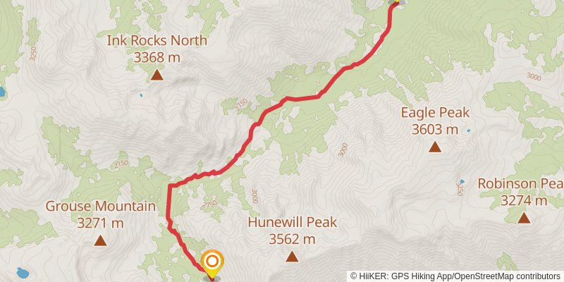Buckeye Pass via Buckeye Canyon Trail stage 2 Map