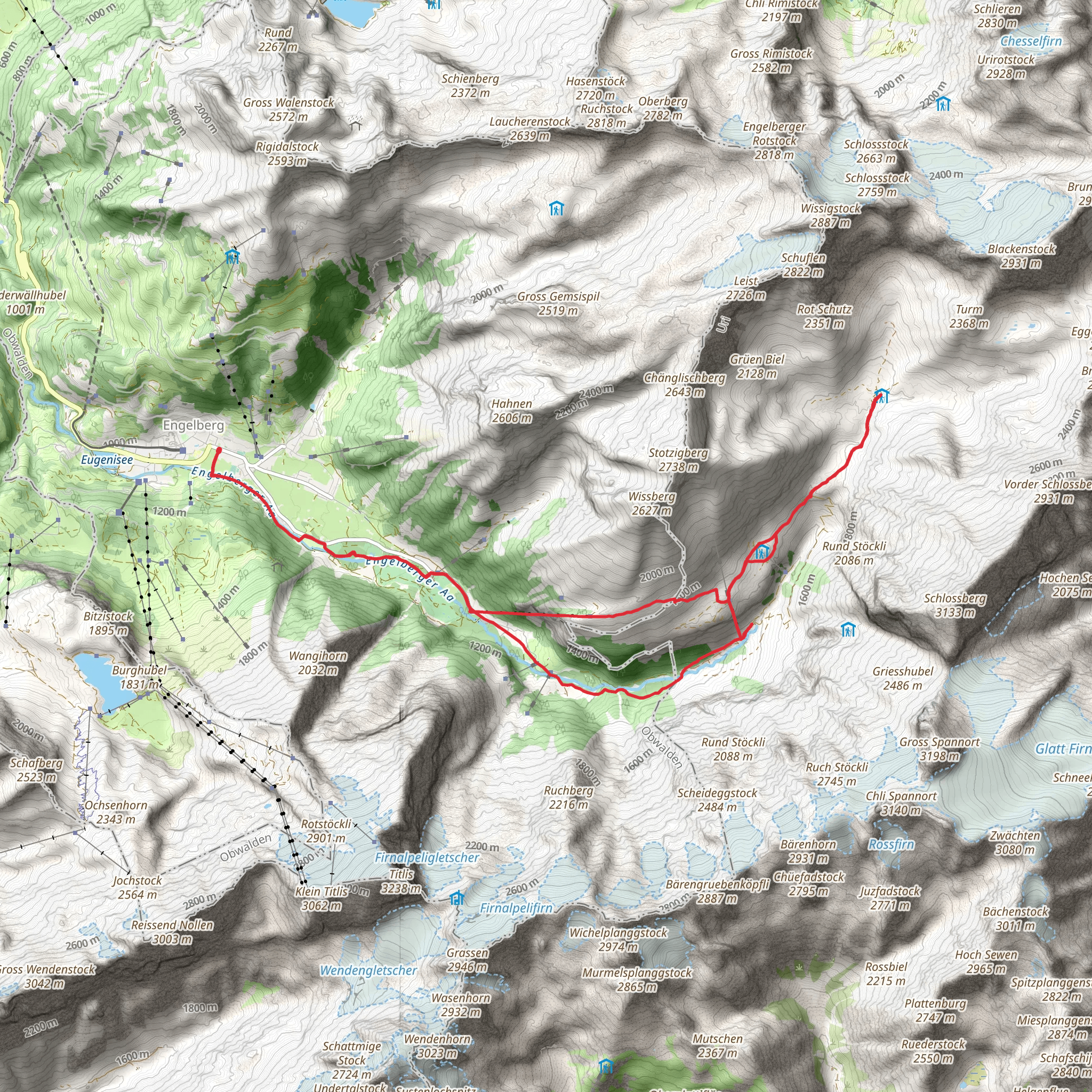 Alpine Cheese Trail - Blackenalp mobile static map