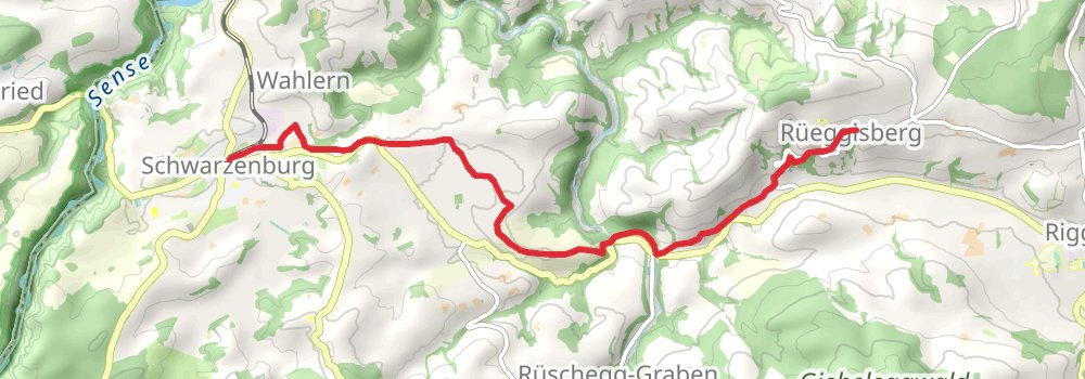 Camino Konstanz-Geneva stage 16 Map