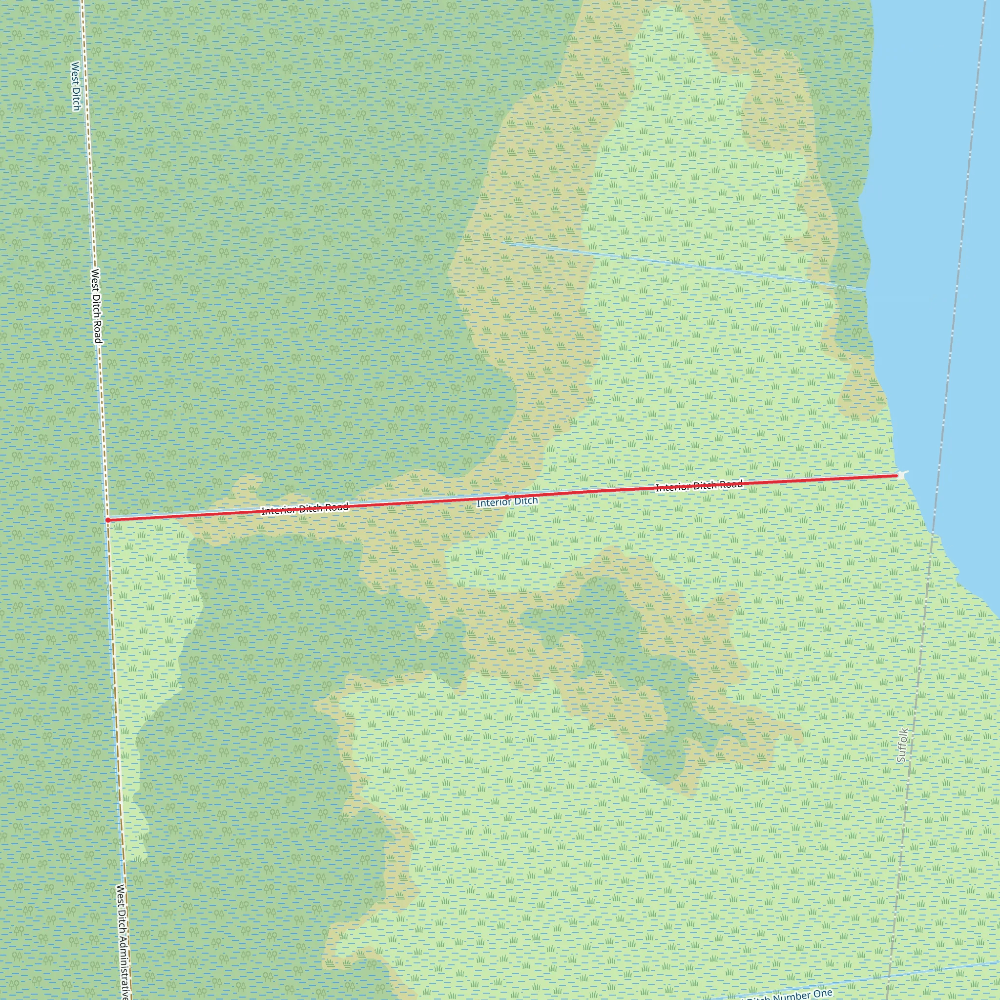 Interior Ditch mobile static map