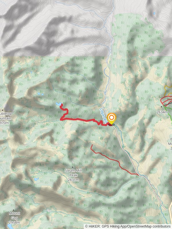 Crescent Lake from Franklin Basin Road