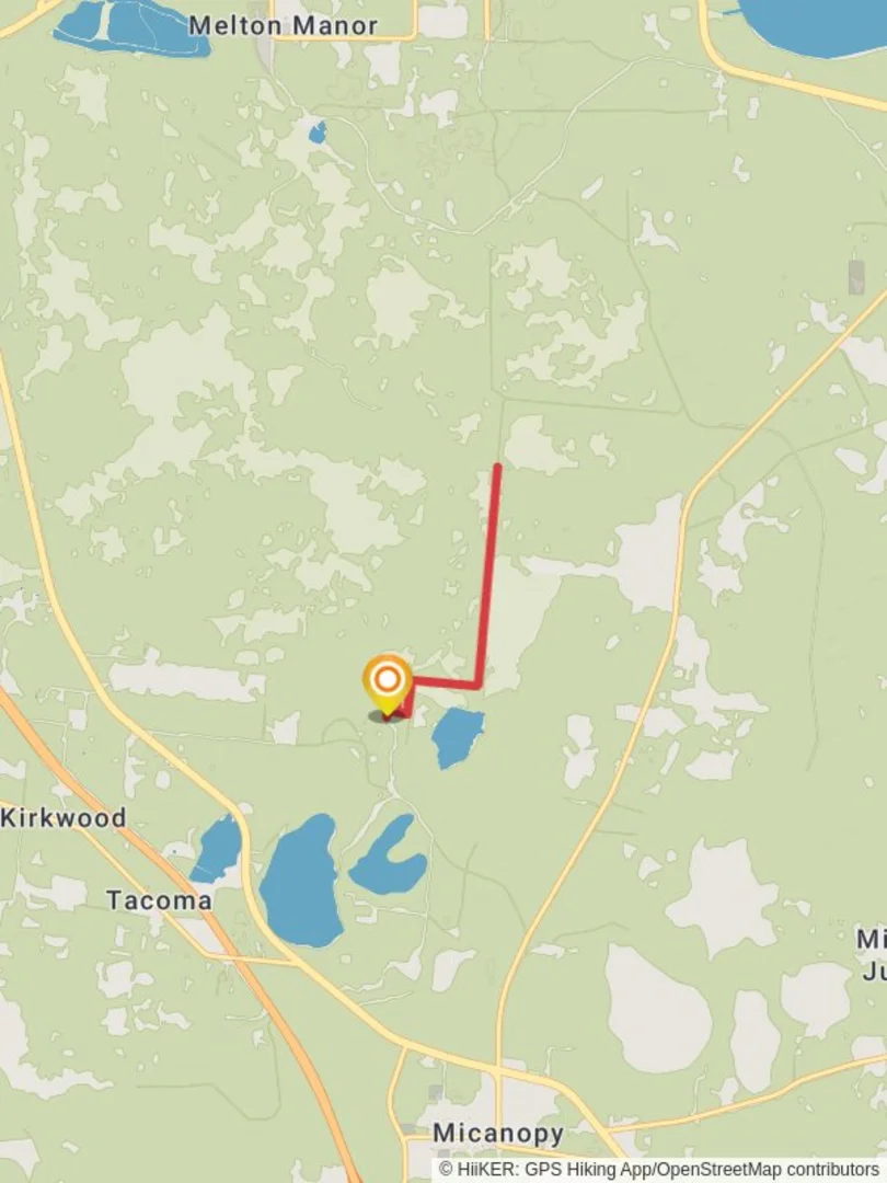 An image depicting the trail Cone's Dike Trail and its surrounding area.