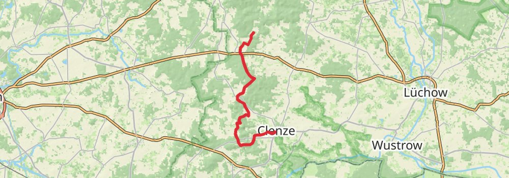 Wendland Rundweg stage 3 Map