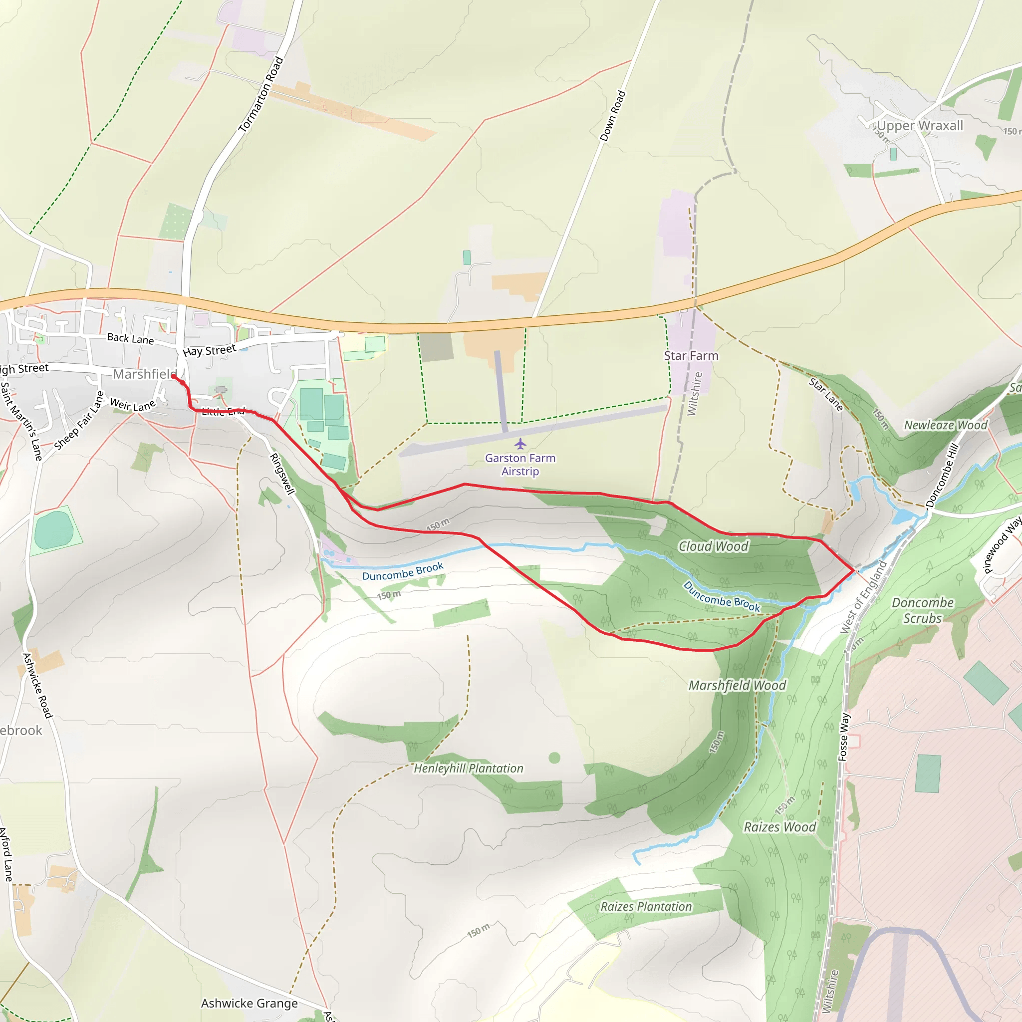 Cloud Wood Loop mobile static map